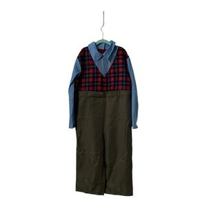 Kids Plaid Little Old Man Costume